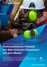 3M Kommunikations Headset mit dem höchsten Dämmwert auf dem Markt CH-5